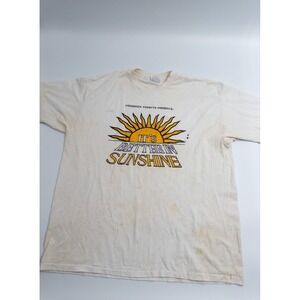 Frederick‎ Forsyth Hanes Fifty Mens Vintage XXL T Shirt Graphic Print Crewneck